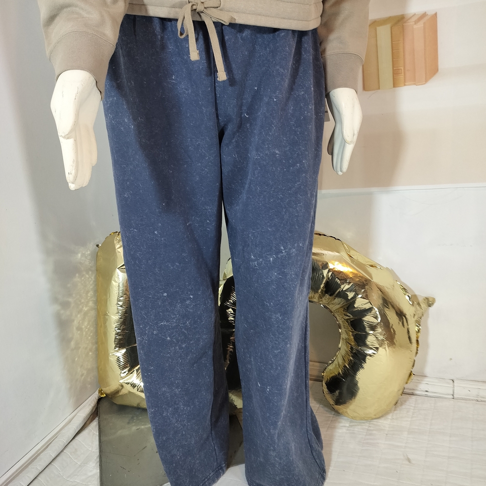 Blue Wide-Leg Pants - Picture 5 of 7